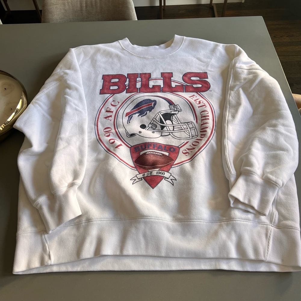 A&F limited edition oversized Buffalo Bills sweatshirt - Unisex